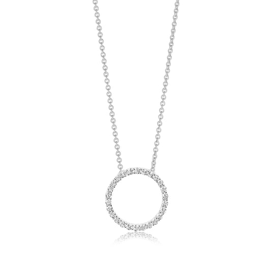 925 sterling sølv | Hvid | 45-60 cm, 925 sterling sølv | Hvid | 38-45 cm