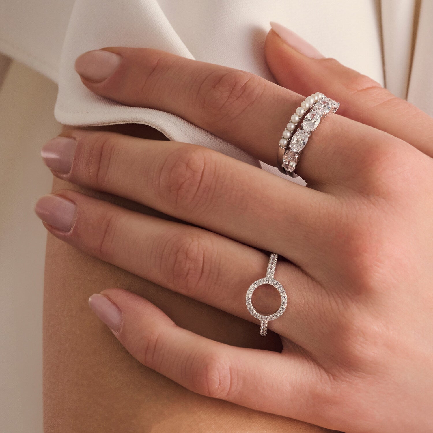 925 sterling sølv | Hvid | 60, 925 sterling sølv | Hvid | 58, 925 sterling sølv | Hvid | 56, 925 sterling sølv | Hvid | 54, 925 sterling sølv | Hvid | 52, 925 sterling sølv | Hvid | 50