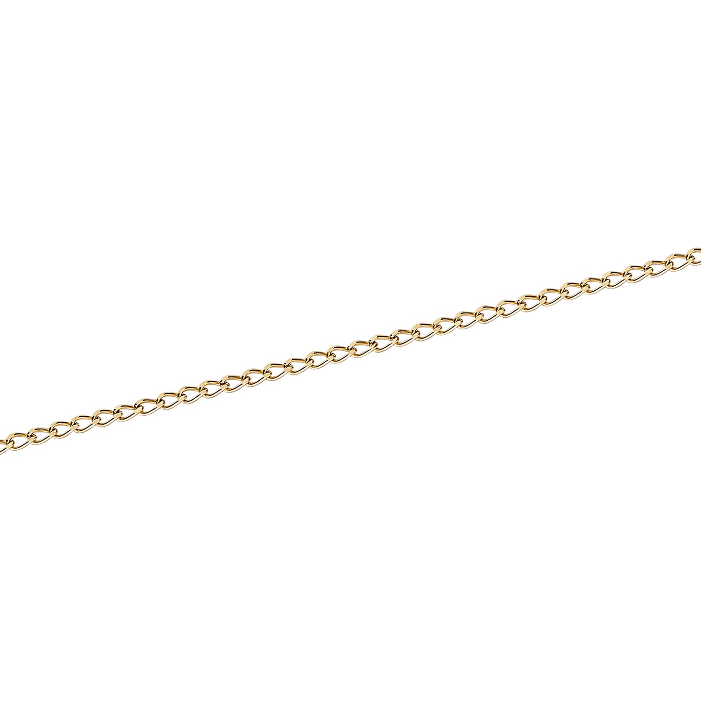 Diamond-Cut Curb Chain