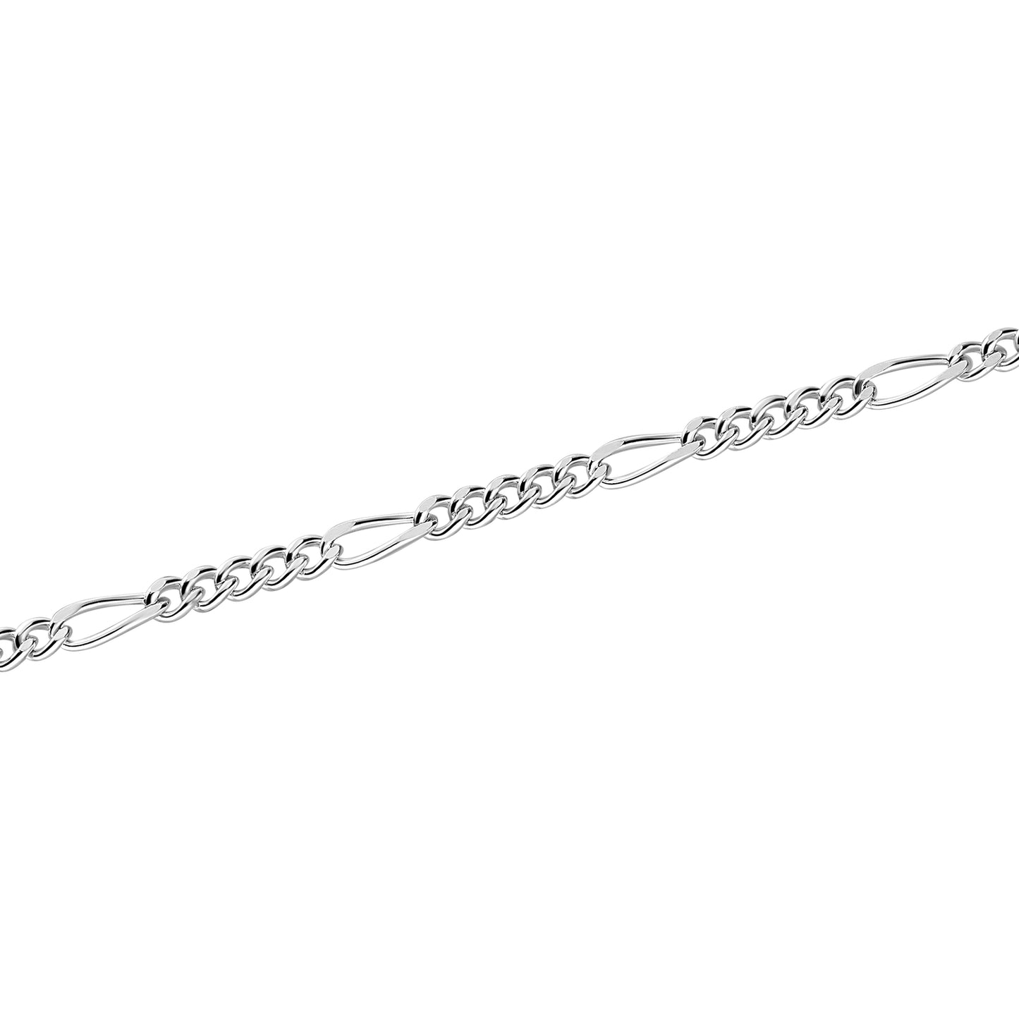 Diamond-Cut Figaro Chain