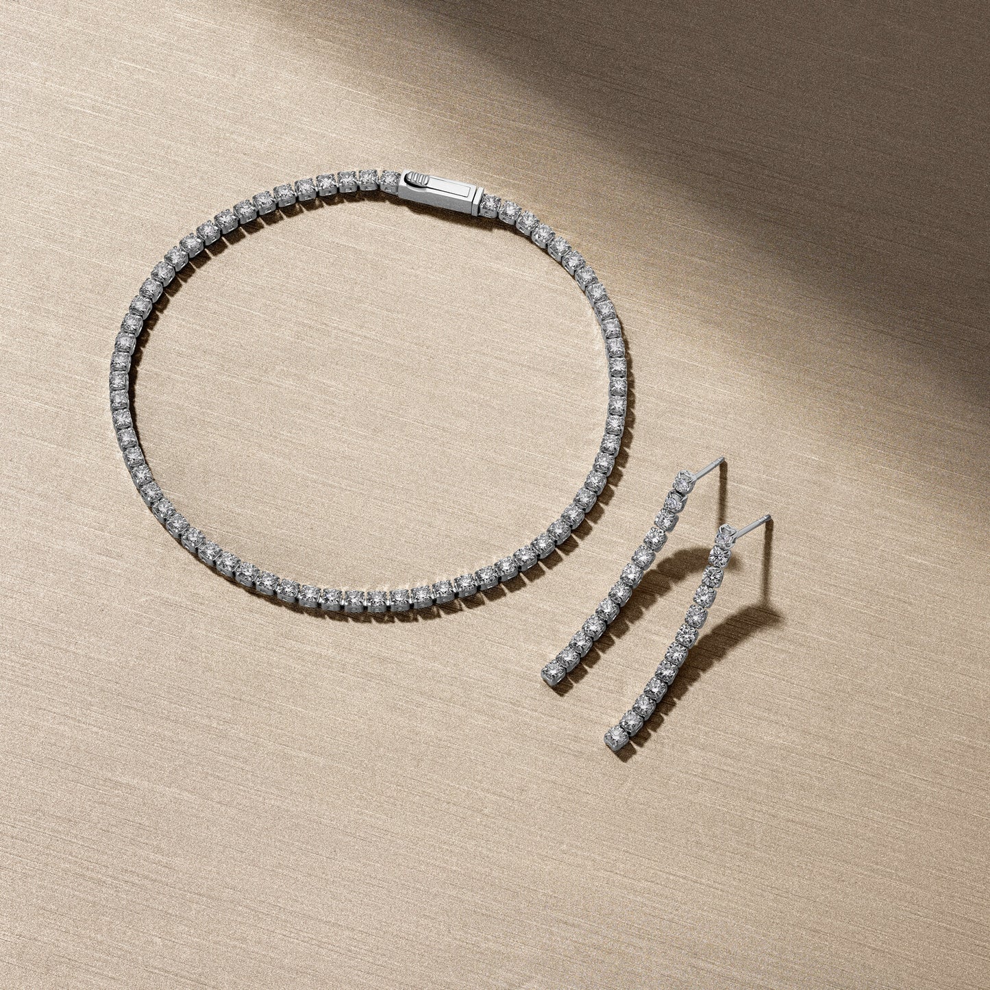 Øreringe Diamante - 14 kt. guld el. hvidguld 0.91 ct TW G-H VS lab-grown diamanter I Sif Jakobs Jewellery
