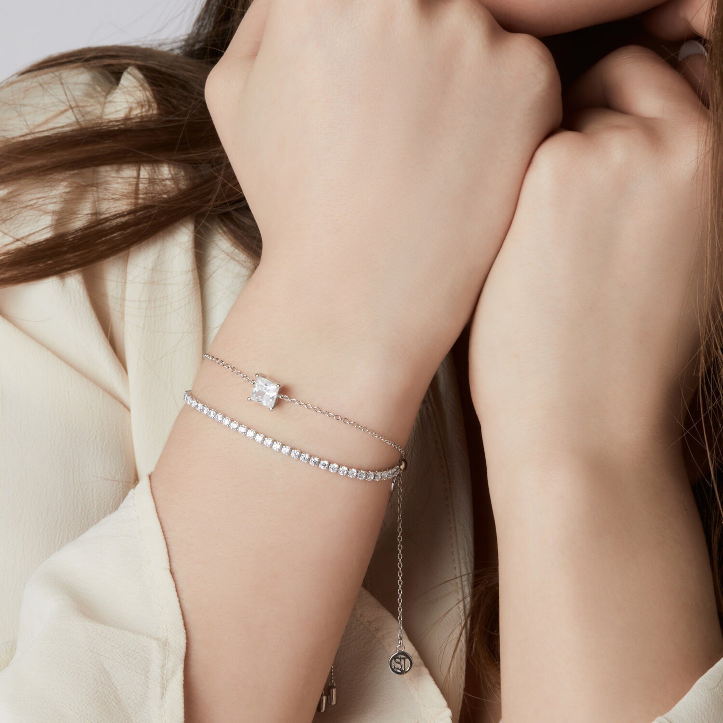 925 sterling sølv | Hvid
