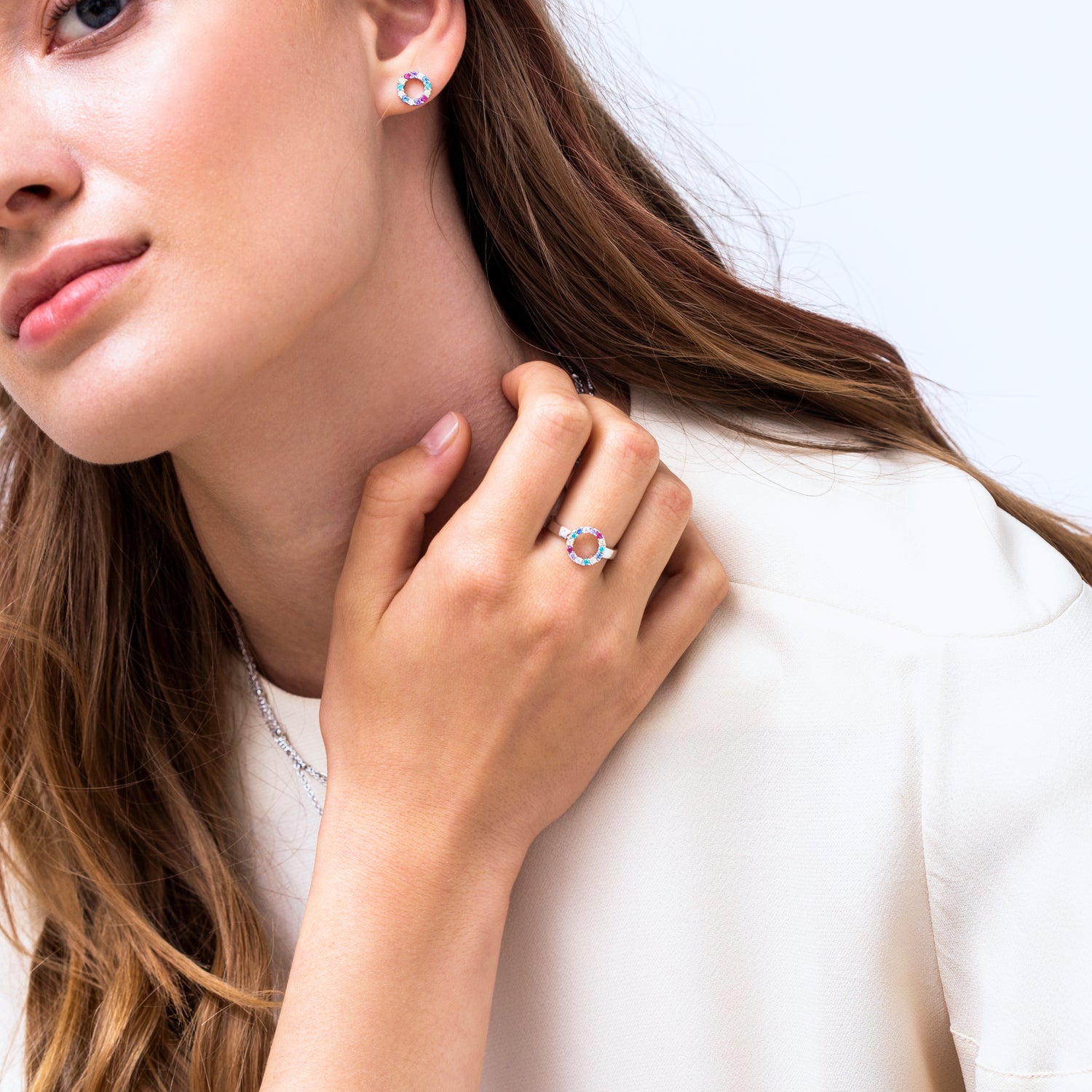 925 sterling sølv | Regnbue | 60, 925 sterling sølv | Regnbue | 58, 925 sterling sølv | Regnbue | 56, 925 sterling sølv | Regnbue | 54, 925 sterling sølv | Regnbue | 52, 925 sterling sølv | Regnbue | 50