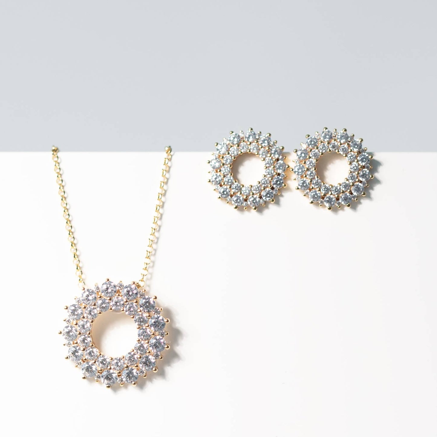 18 kt. forgyldt | Hvid