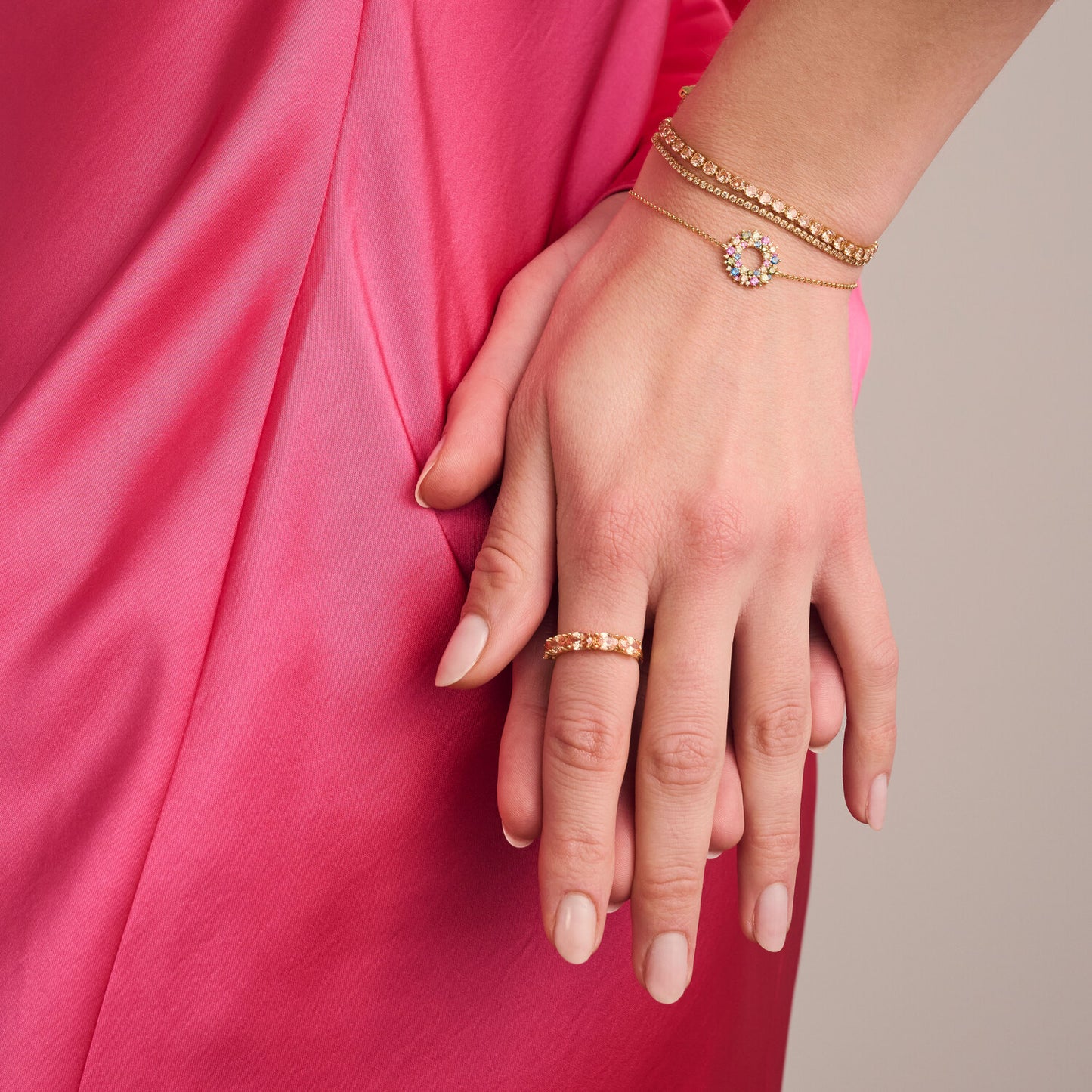 18 kt. forgyldt | Multi