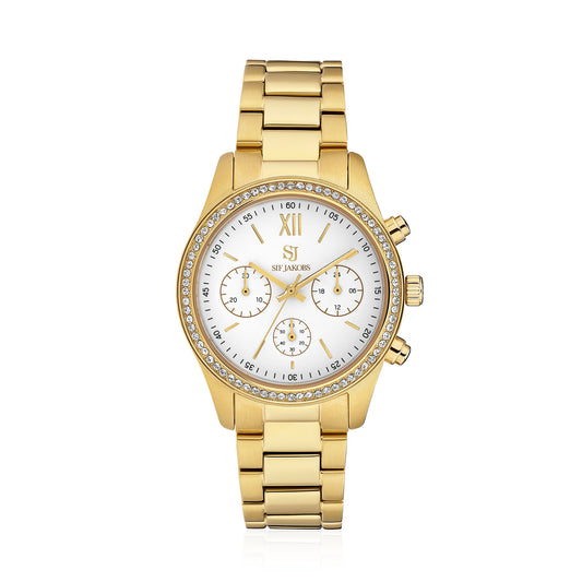 Stainless steel gold | Hvid