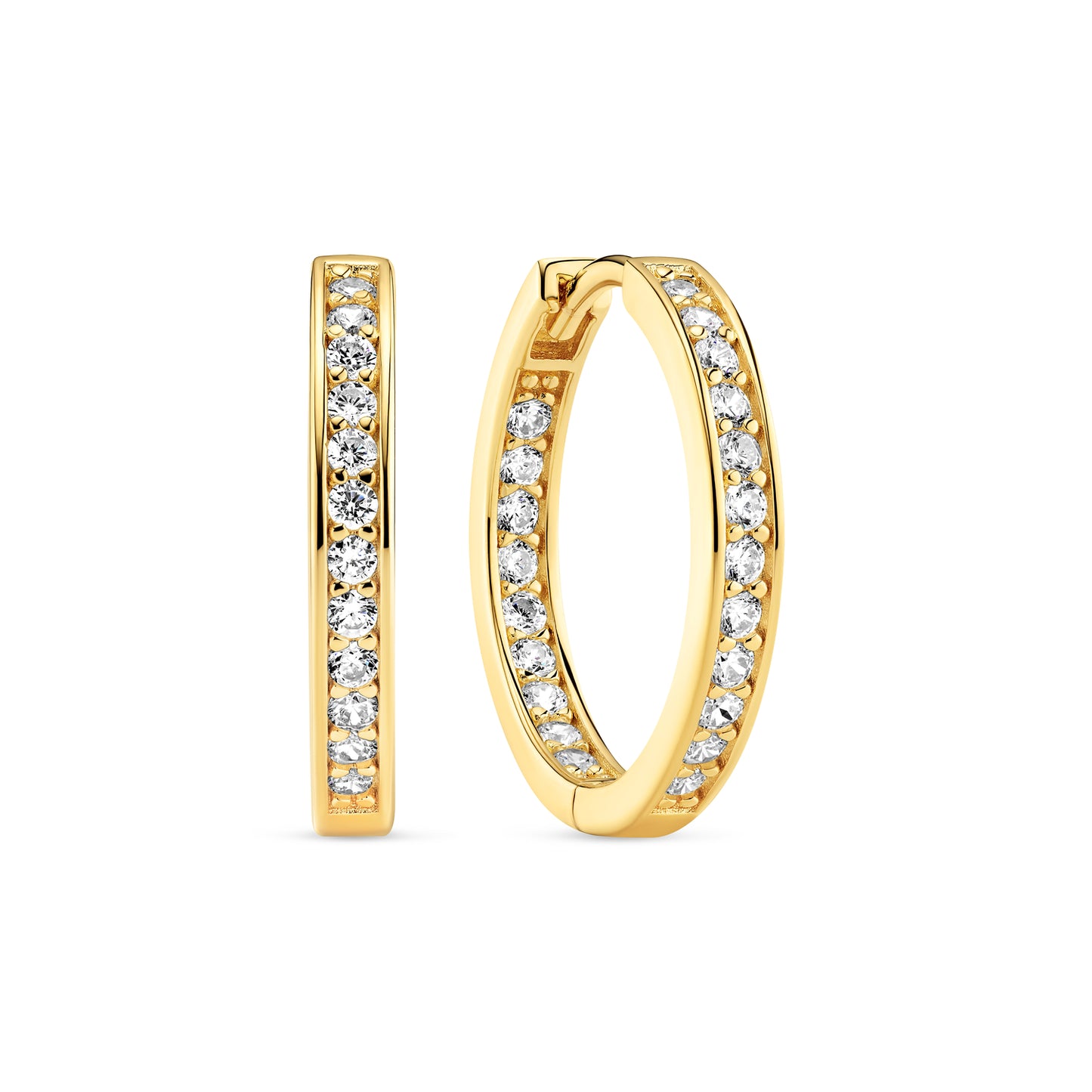 18 kt. forgyldt | Hvid