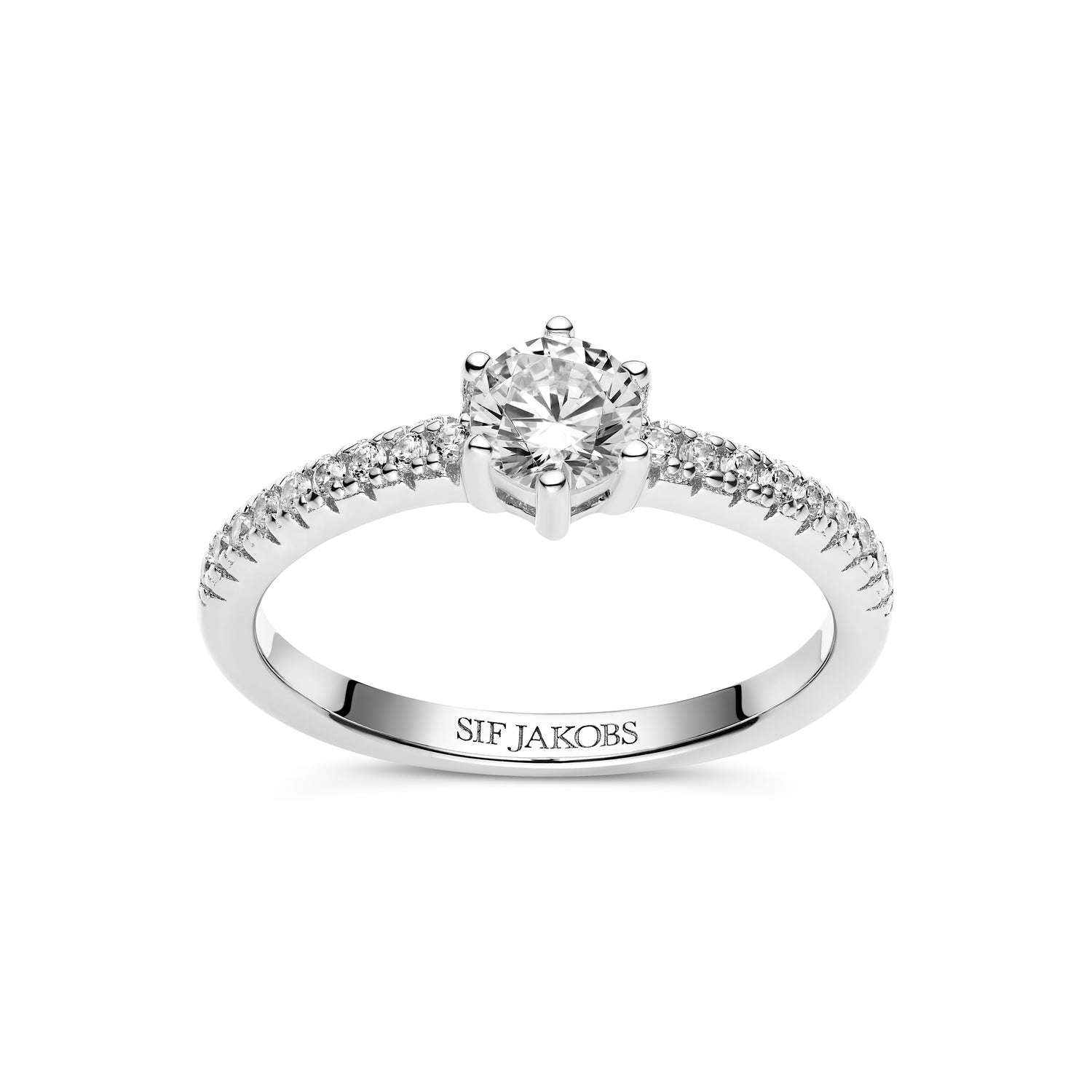 925 sterling sølv | Hvid | 58, 925 sterling sølv | Hvid | 56, 925 sterling sølv | Hvid | 54, 925 sterling sølv | Hvid | 52, 925 sterling sølv | Hvid | 50