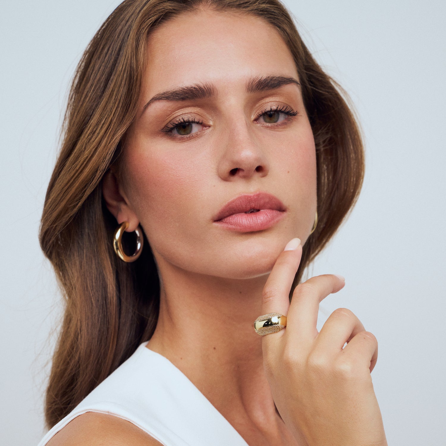 925 sterling sølv / 18 kt. forgyldt | X-Grande