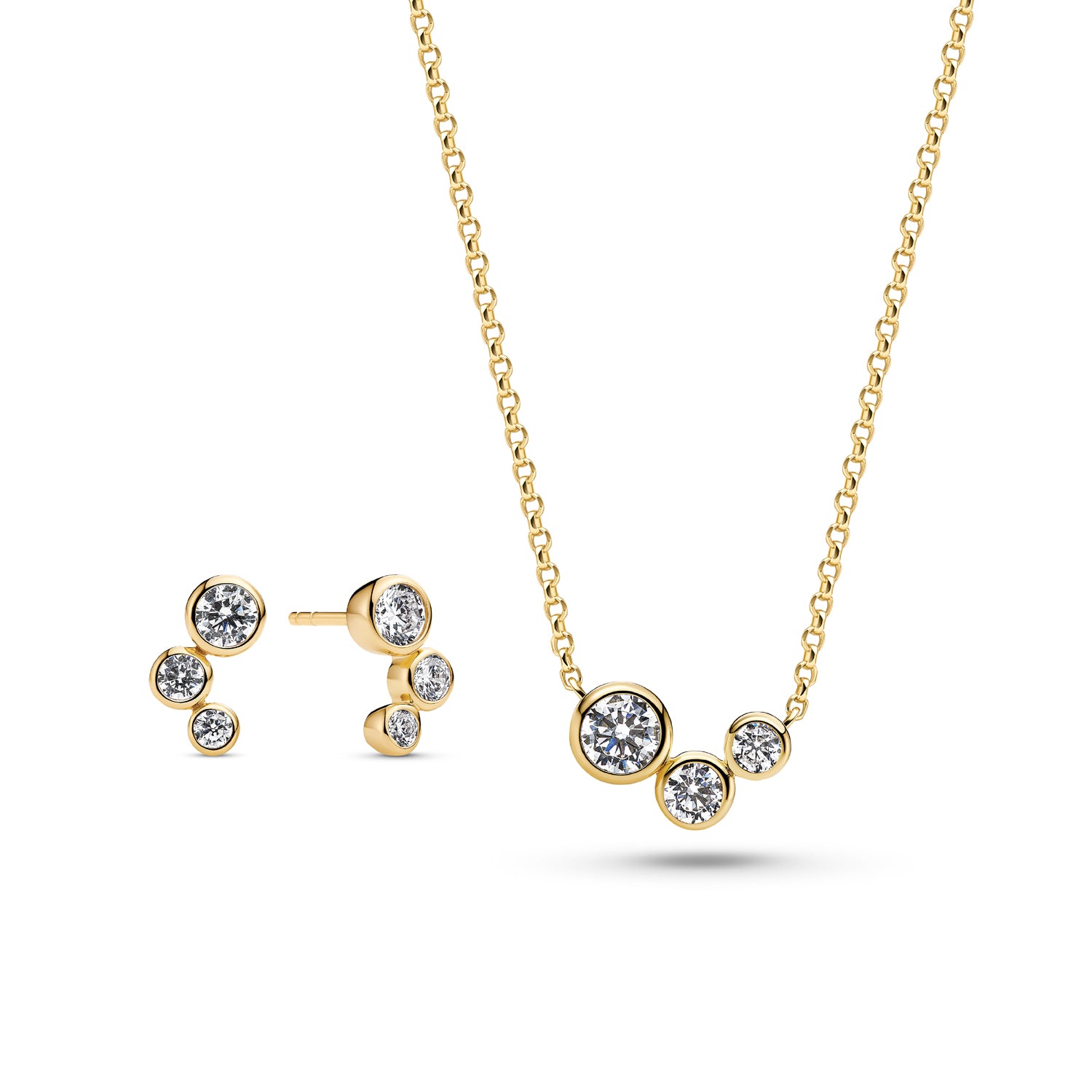 18 kt. forgyldt | Hvid