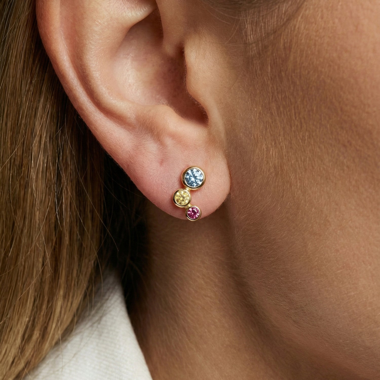 18 kt. forgyldt | Multi