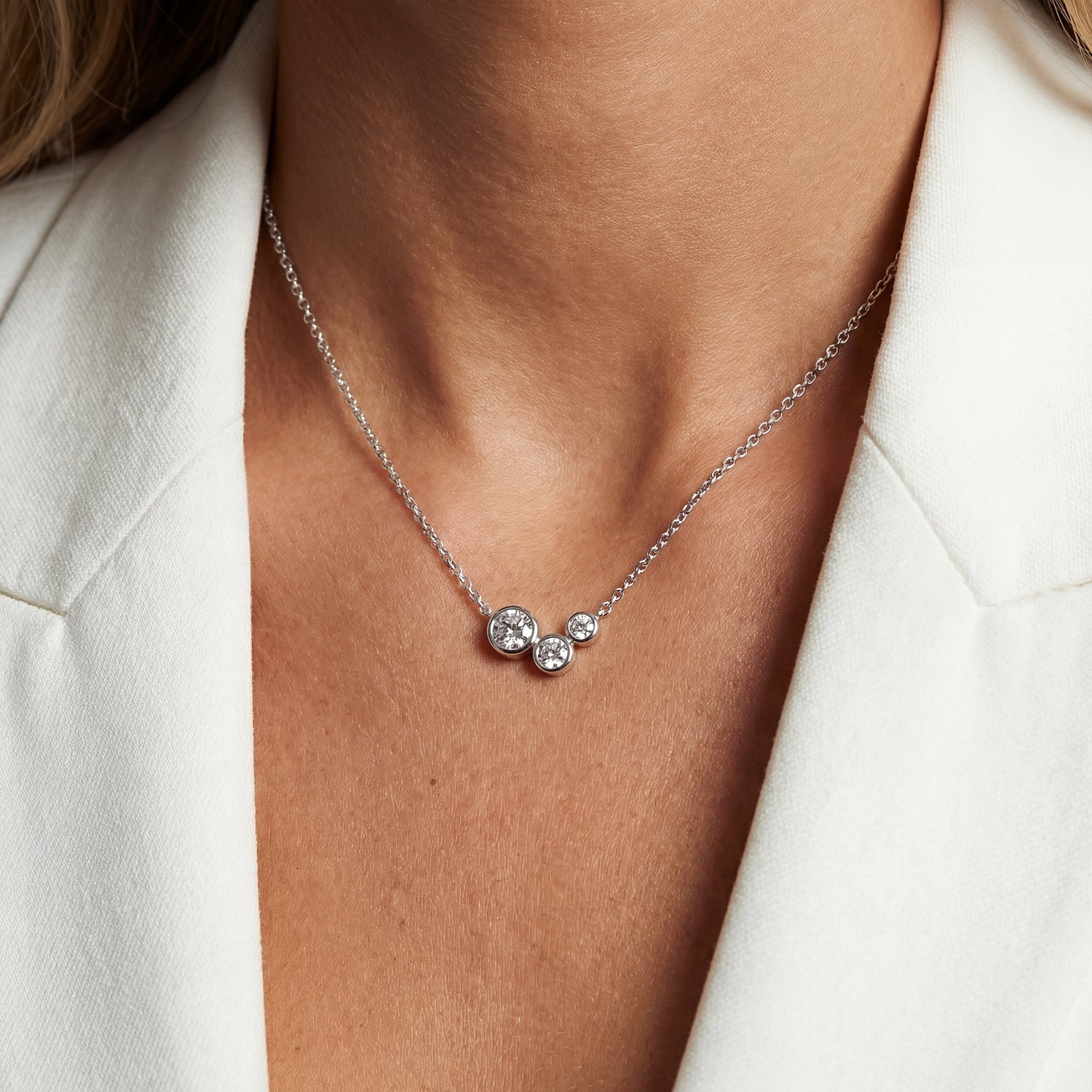 925 sterling sølv | Hvid