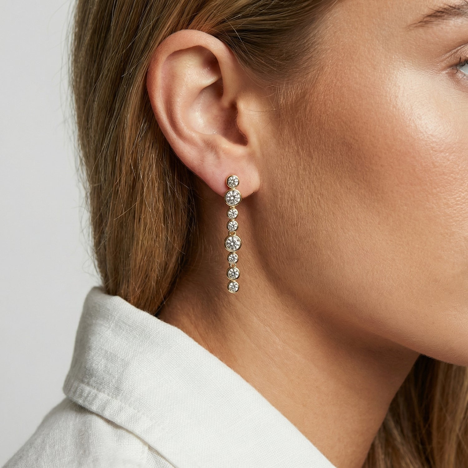 18 kt. forgyldt | Hvid | Piccolo