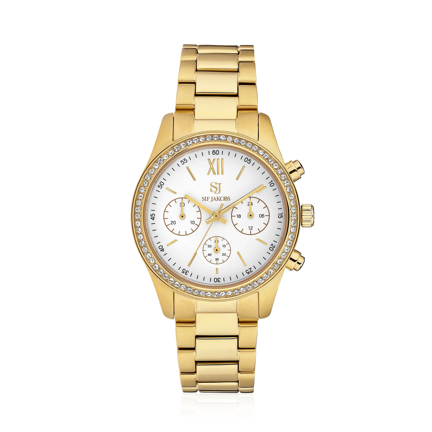 Stainless steel gold | Hvid