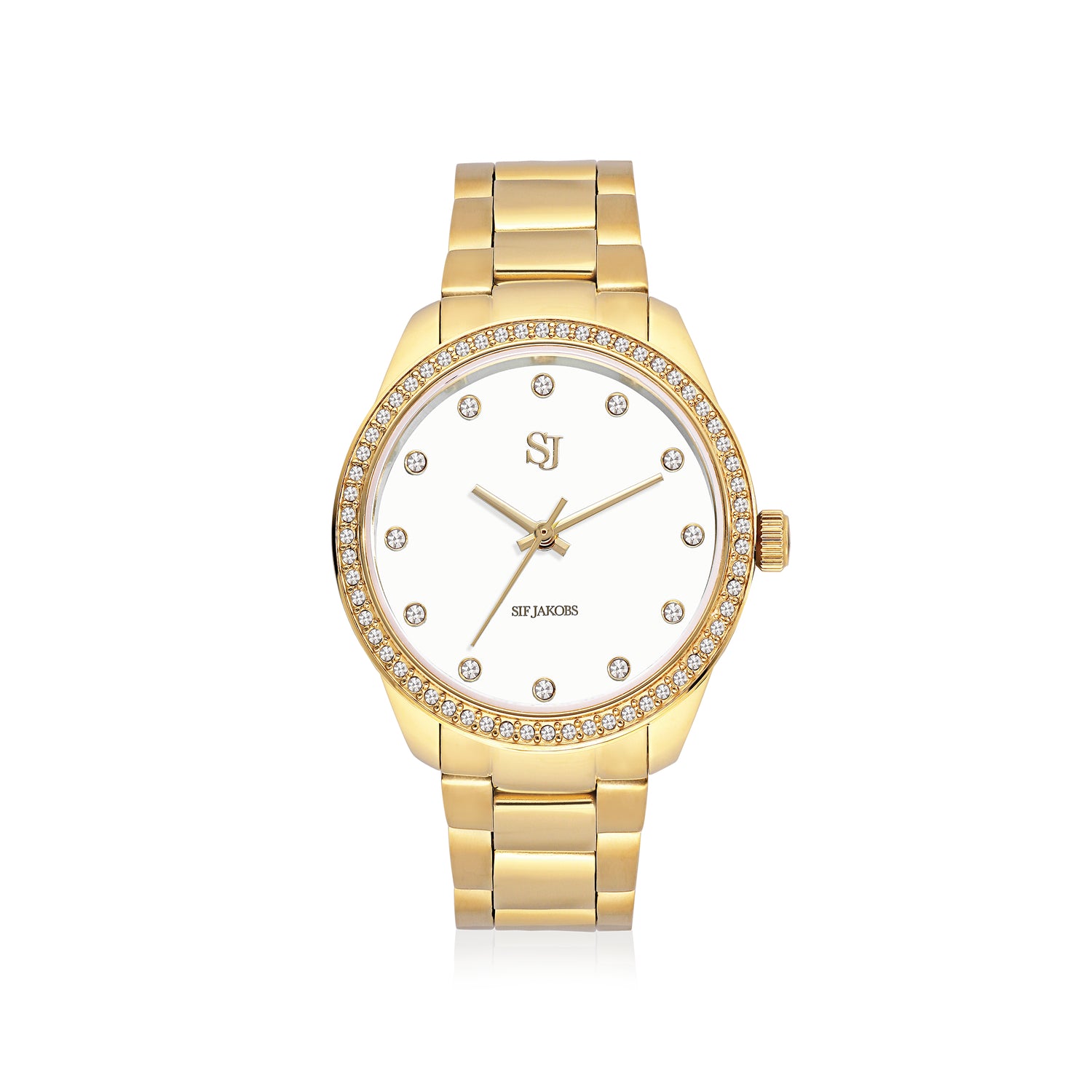 Stainless steel gold | Hvid
