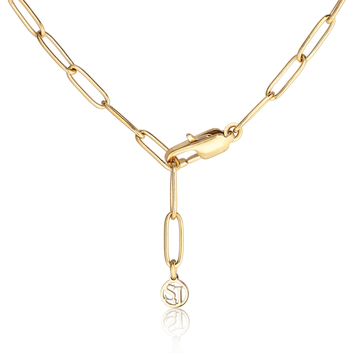 Stainless steel gold | Hvid perlemor urskive