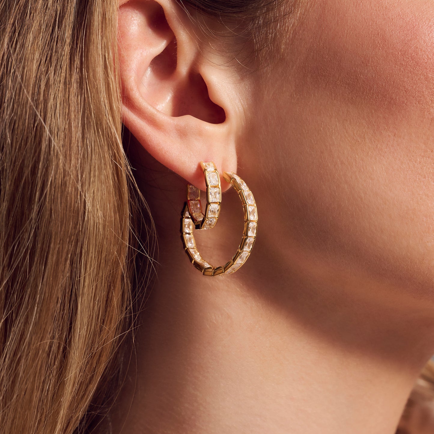 18 kt. forgyldt | Hvid | Grande