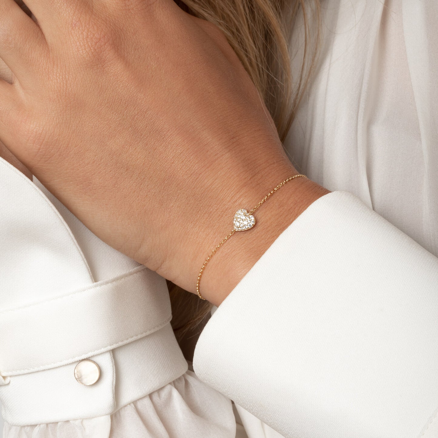 18 kt. forgyldt | Hvid