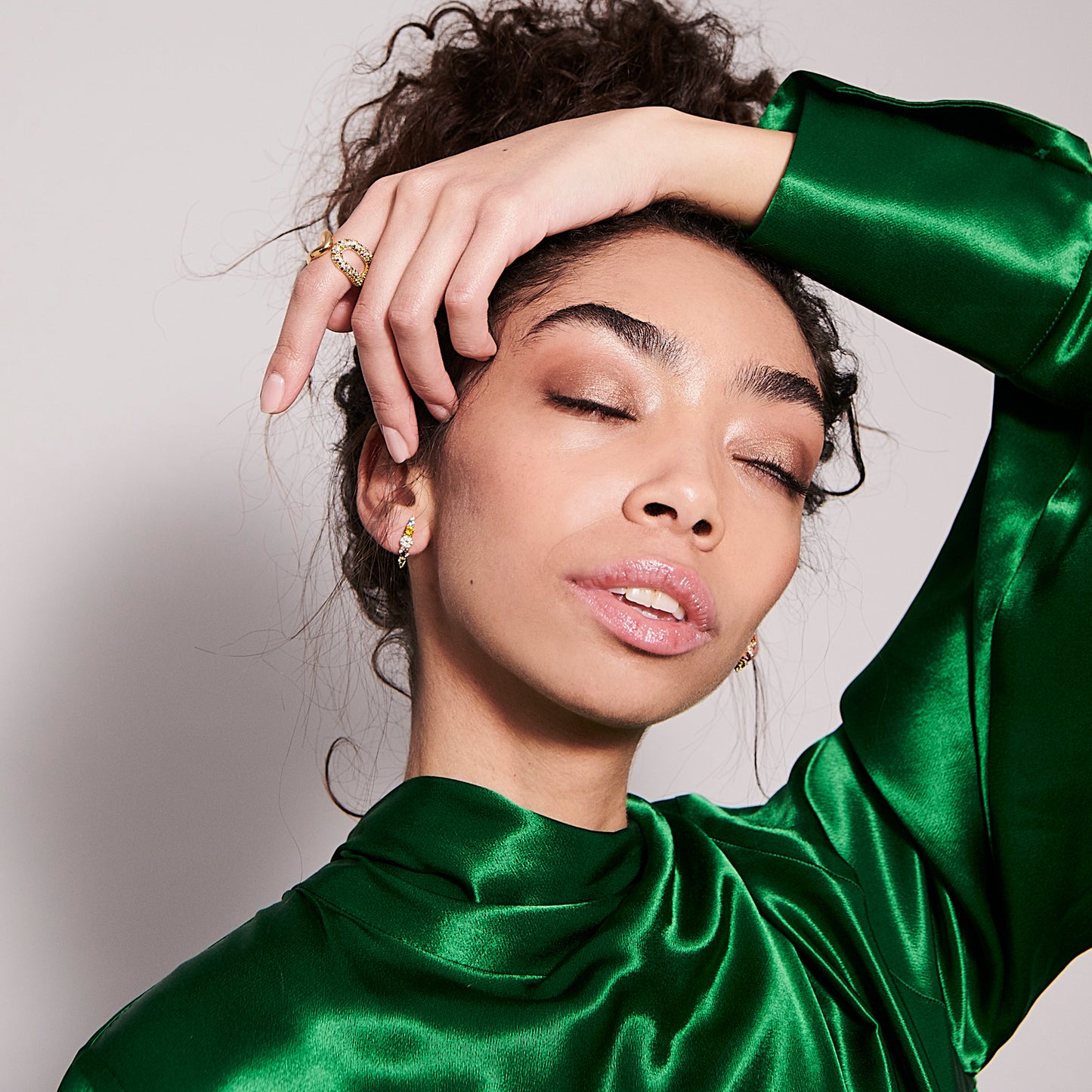 18 kt. forgyldt | Regnbue