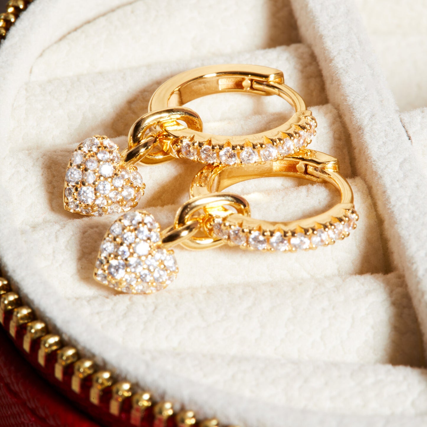 18 kt. forgyldt | Hvid